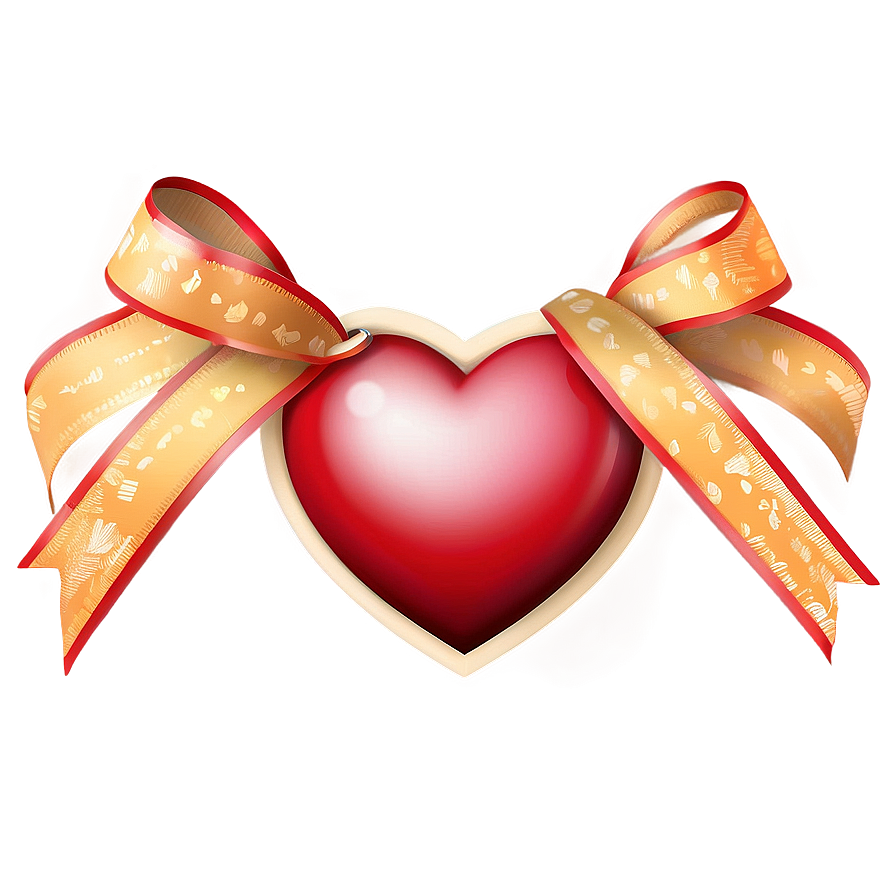 Emoji Hearts With Ribbons Png 37 PNG Image