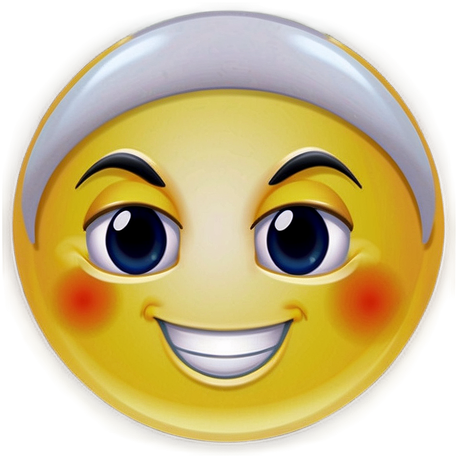 Emoji With A Shy Smile Png Oxl52 PNG Image