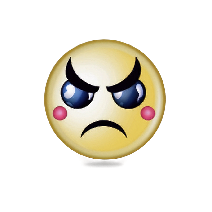 Emoji With Angry Face Png 85 PNG Image