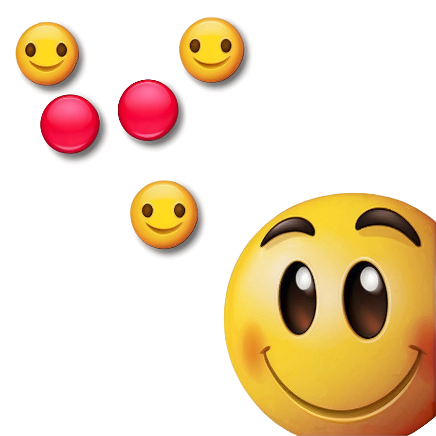 Emoji With Smiling Eyes Png Ygs51 PNG Image