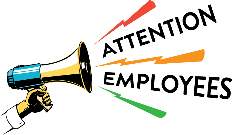 Employee Announcement Megaphone PNG Image