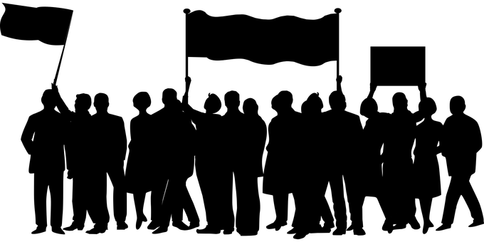 Empty Black Canvas PNG Image