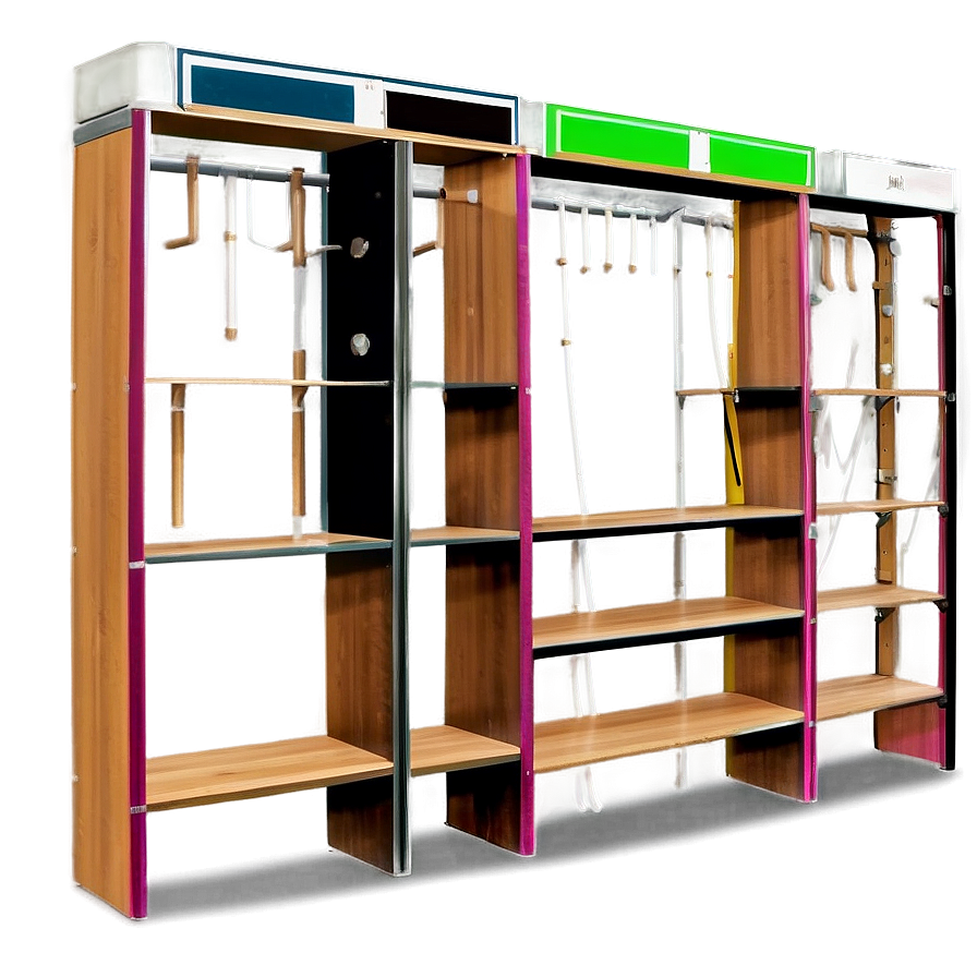 Empty Bookshelf For Classroom Png 06272024 PNG Image