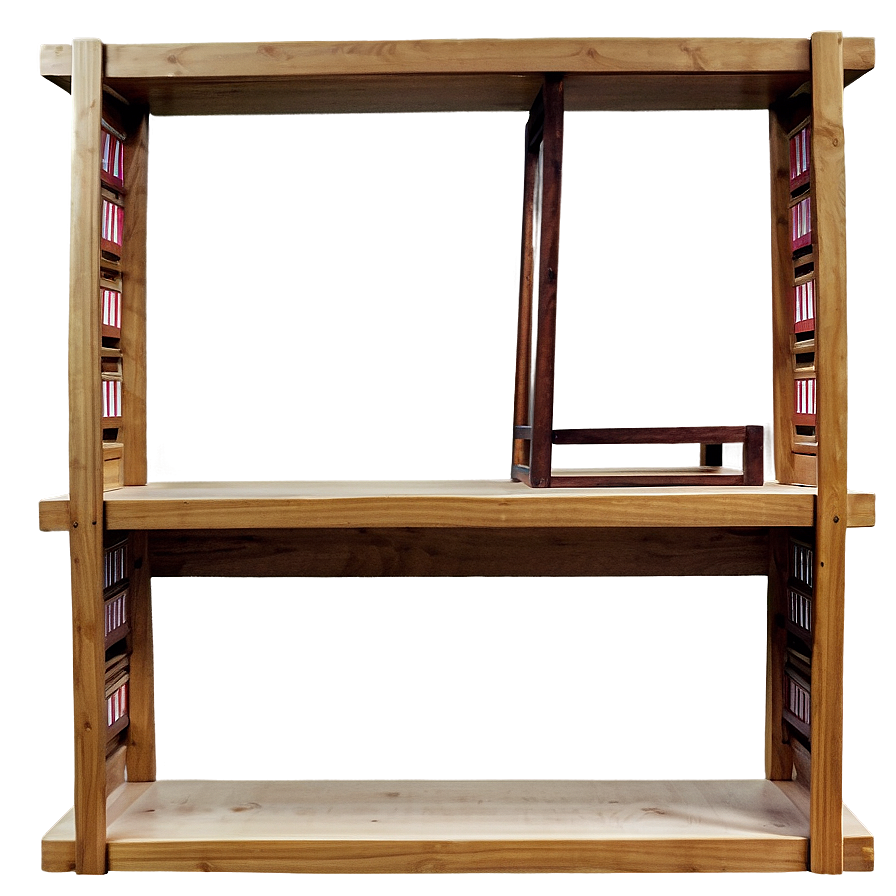 Empty Bookshelf In Room Png Iqh PNG Image