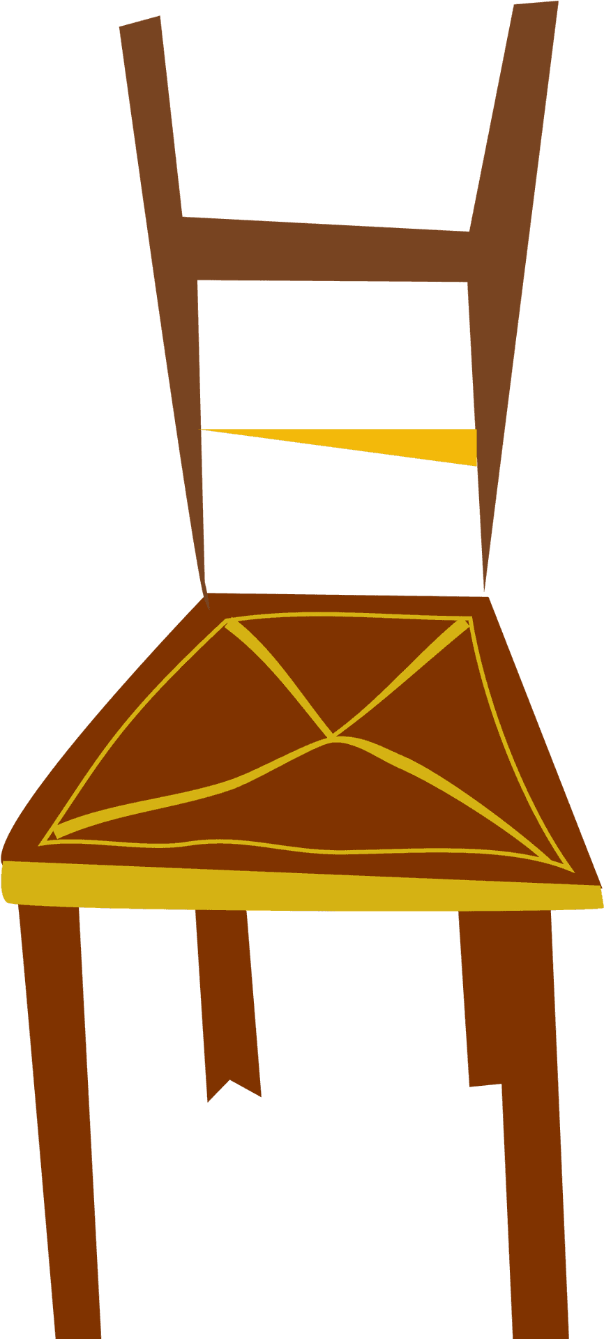 Empty Chairand Table Concept PNG Image