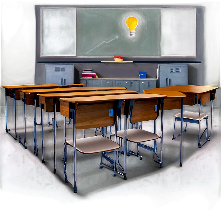 Empty Classroom Png 05232024 PNG Image