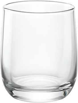 Empty Clear Water Glass PNG Image