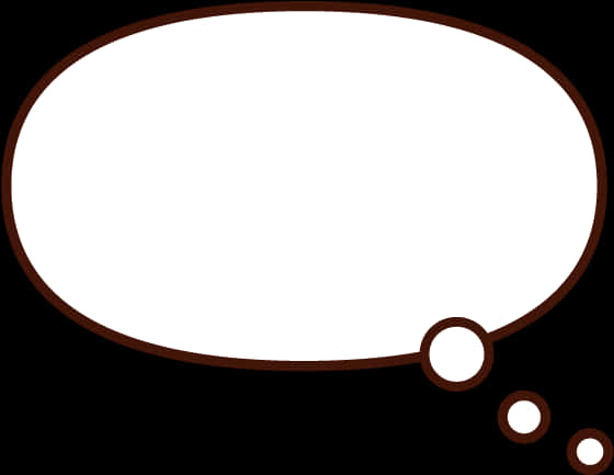 Empty Comic Speech Bubble PNG Image