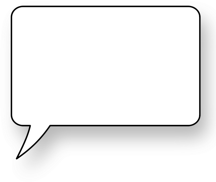 Empty Comic Thinking Bubble PNG Image