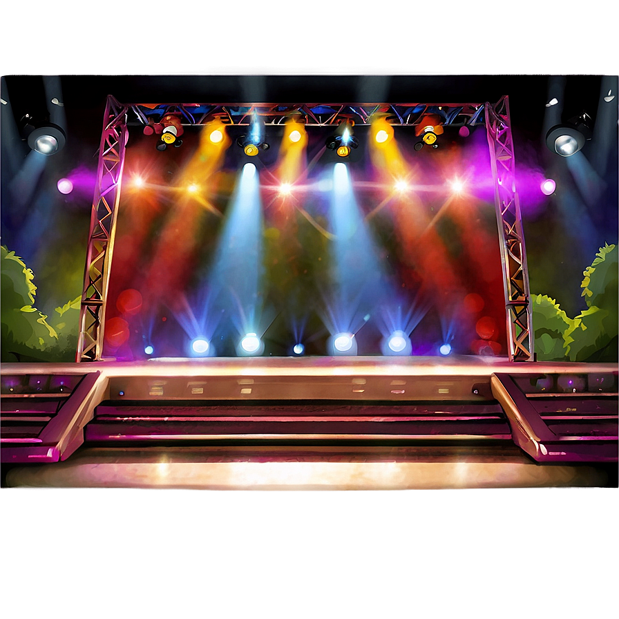 Empty Concert Stage Png Psf PNG Image