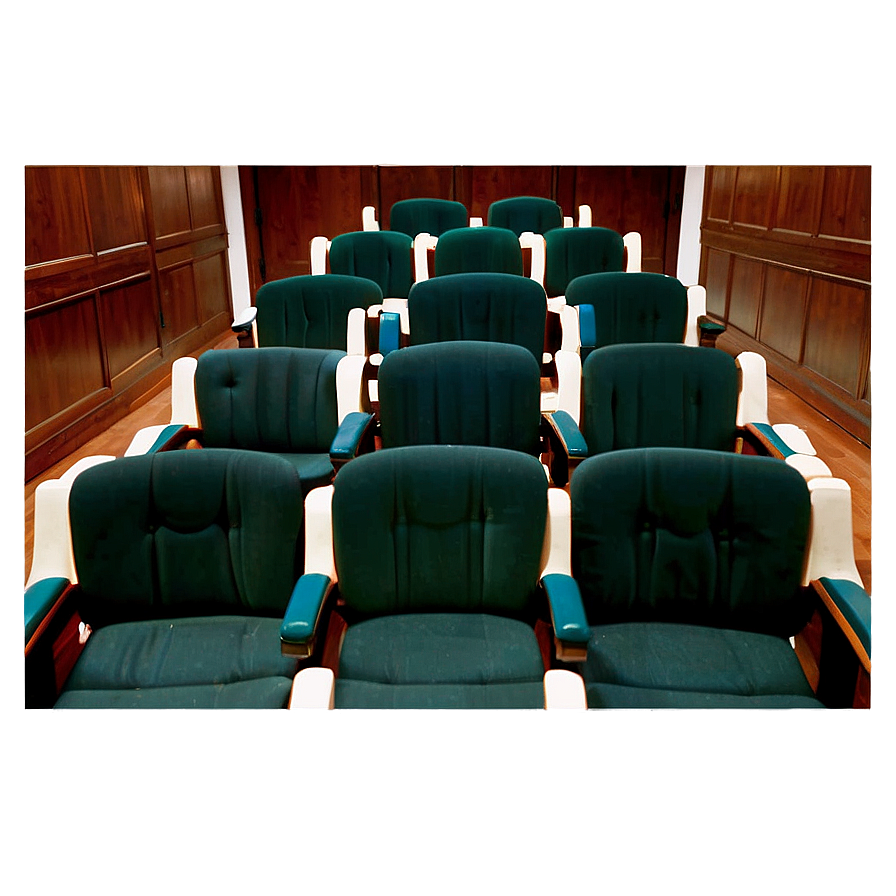 Empty Courtroom Silence Png Oef PNG Image