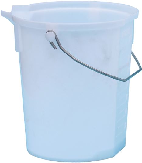 Empty Plastic Bucketwith Handle PNG Image