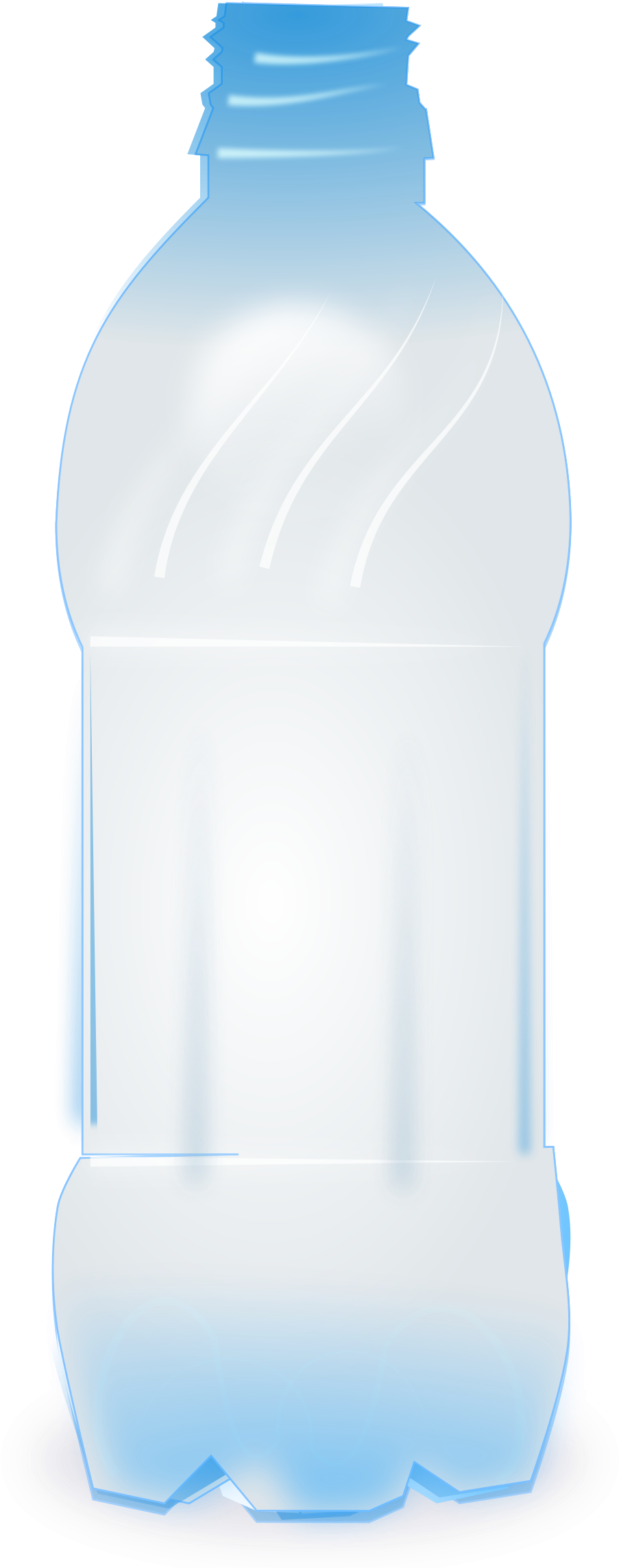 Empty Plastic Water Bottle PNG Image