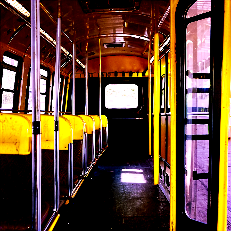 Empty School Bus Interior Png 05242024 PNG Image