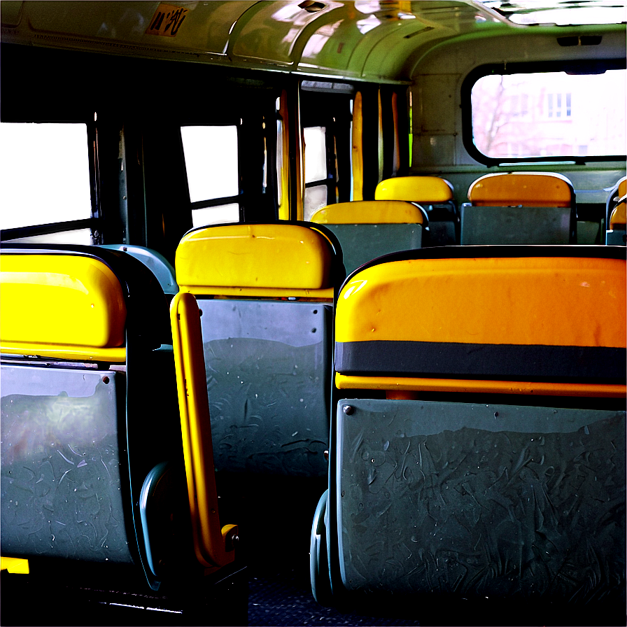 Empty School Bus Interior Png 05242024 PNG Image