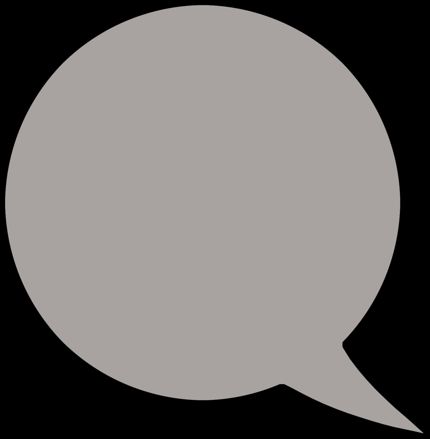 Empty Speech Bubble Graphic PNG Image