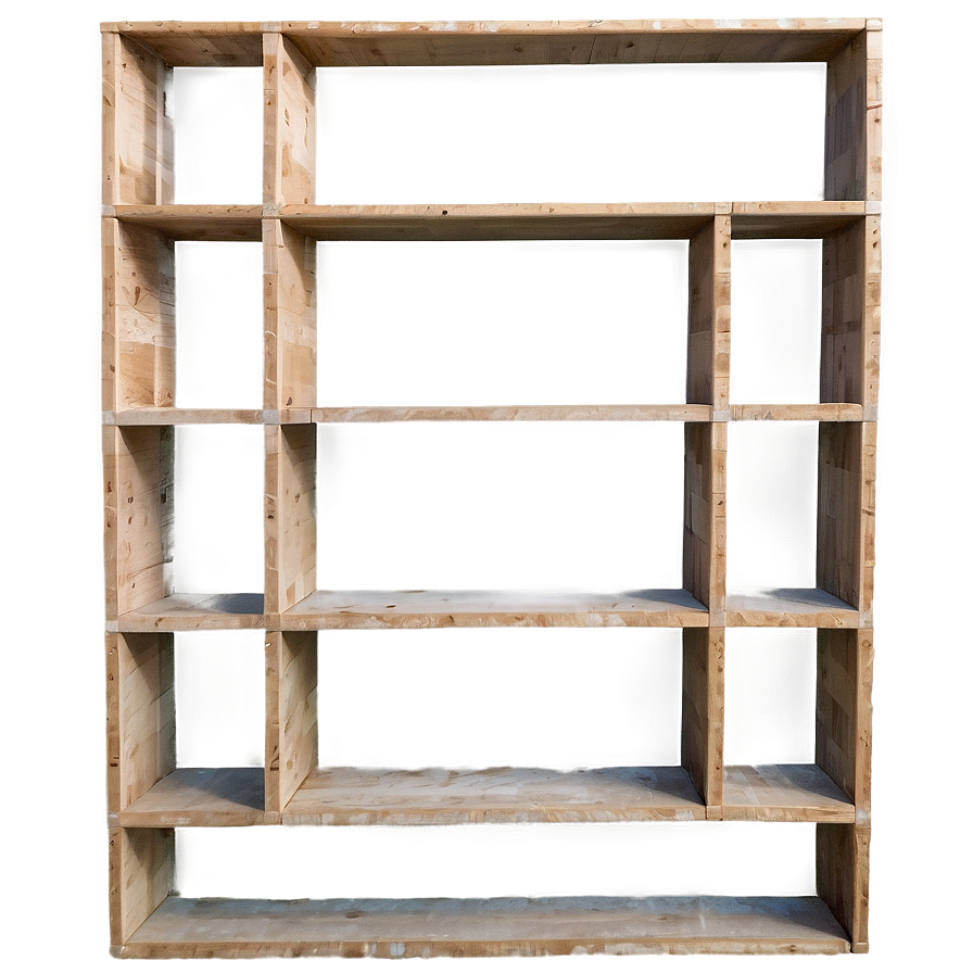 Empty Wall Bookshelf Png Yab23 PNG Image