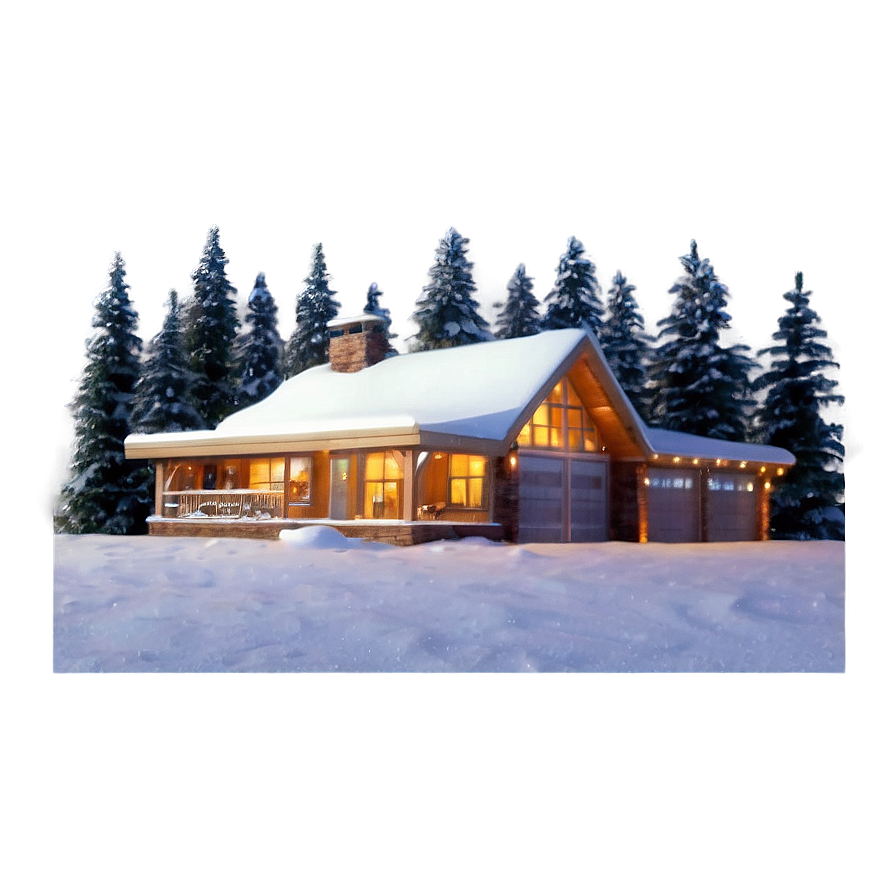 Encanto House Winter Wonderland Png Svs12 PNG Image