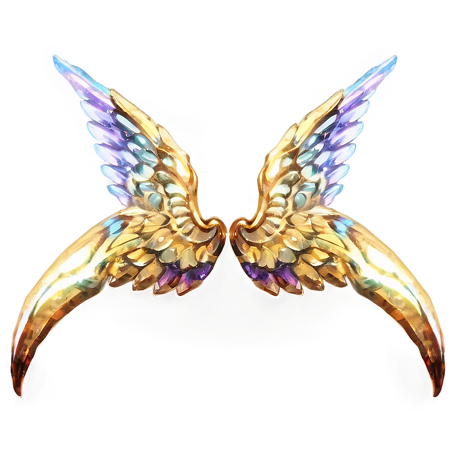 Enchanted Angel Wings Rendering Png Mfe43 PNG Image