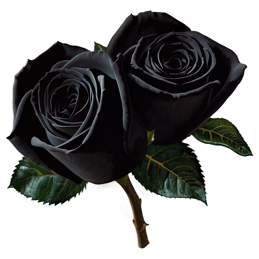 Enchanted Black Roses Png Nej PNG Image