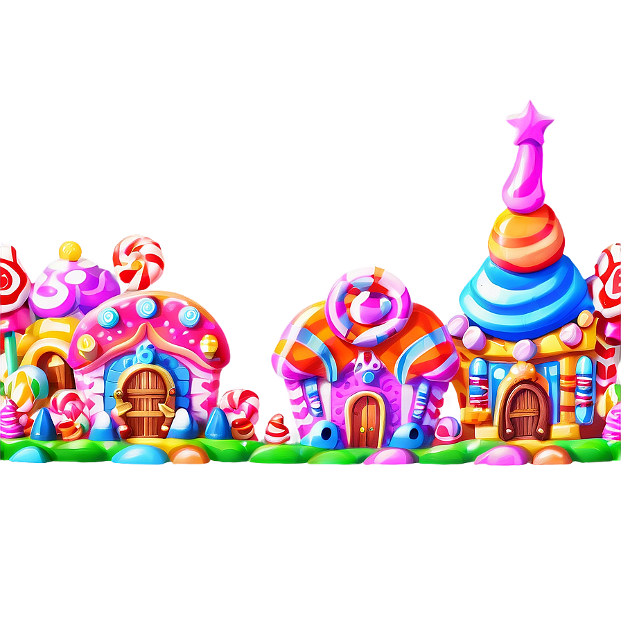 Enchanted Candyland Kingdom Png Wac26 PNG Image