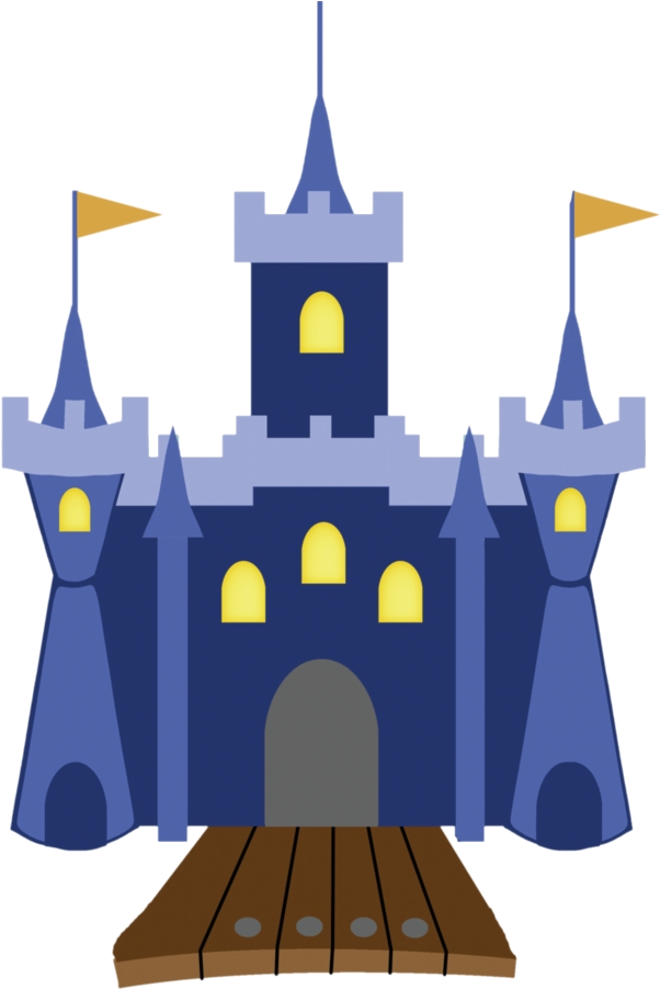 Enchanted Castle Silhouette.png PNG Image