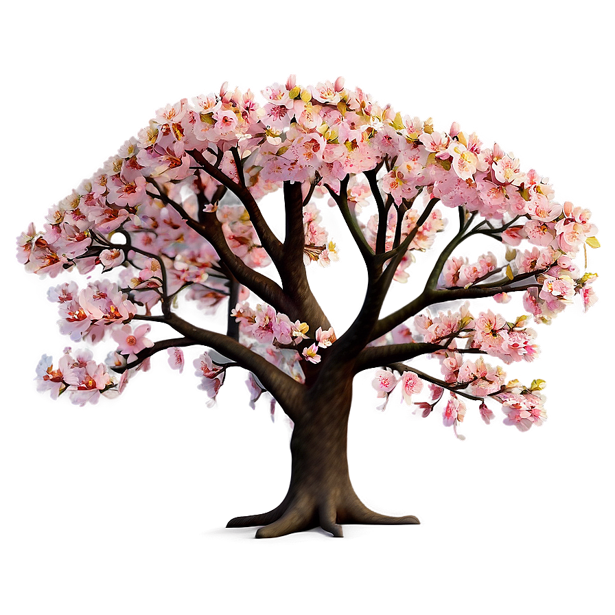 Enchanted Cherry Blossom Tree Png 05242024 PNG Image