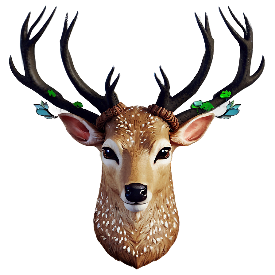 Enchanted Deer Head Fairy Tale Png Rih88 PNG Image