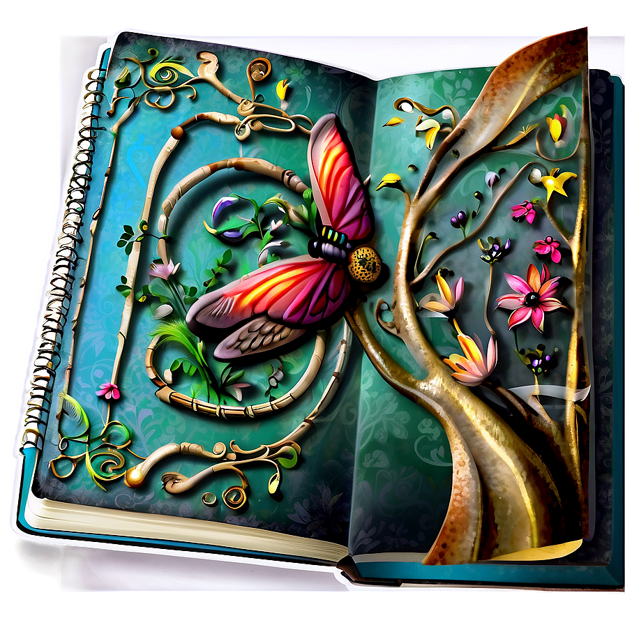 Enchanted Dream Book Png 05212024 PNG Image