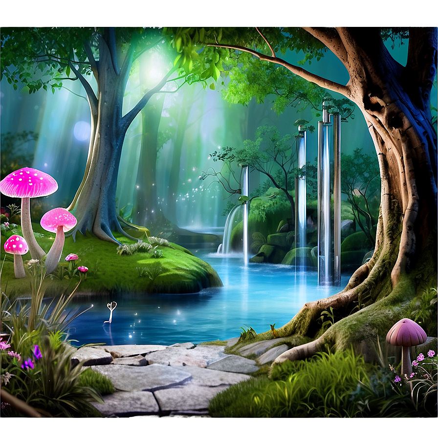 Enchanted Fairy Forest Png 25 PNG Image