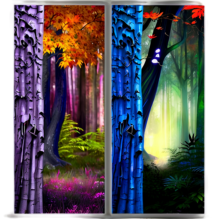 Enchanted Forest Background Png Fkq PNG Image