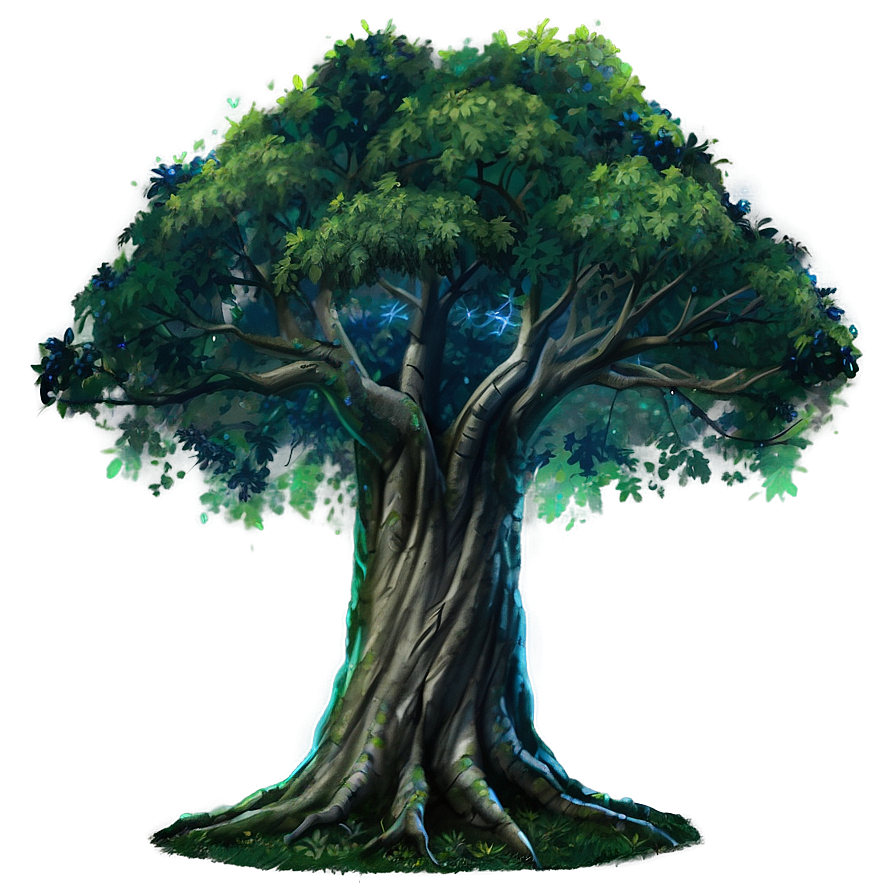 Enchanted Forest Big Tree Png Uac93 PNG Image