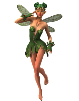 Enchanted_ Forest_ Fairy PNG Image