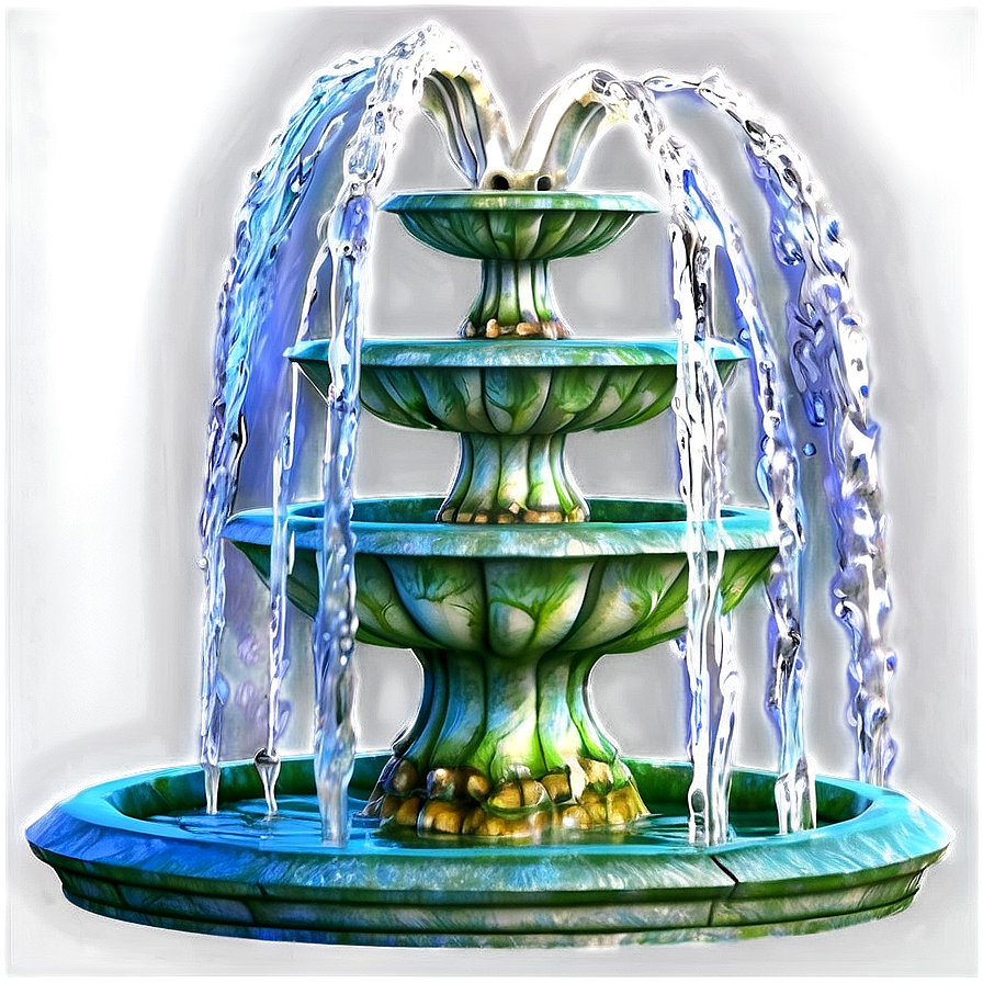 Enchanted Forest Fountain Png 62 PNG Image