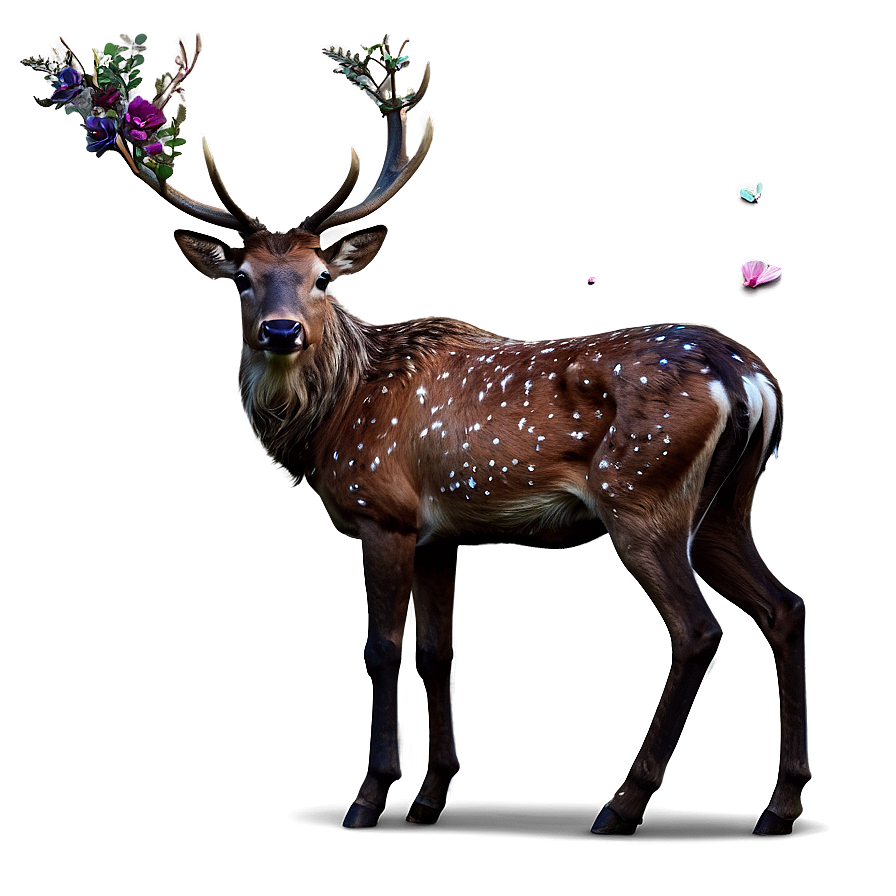 Enchanted Forest Stag Png 06292024 PNG Image