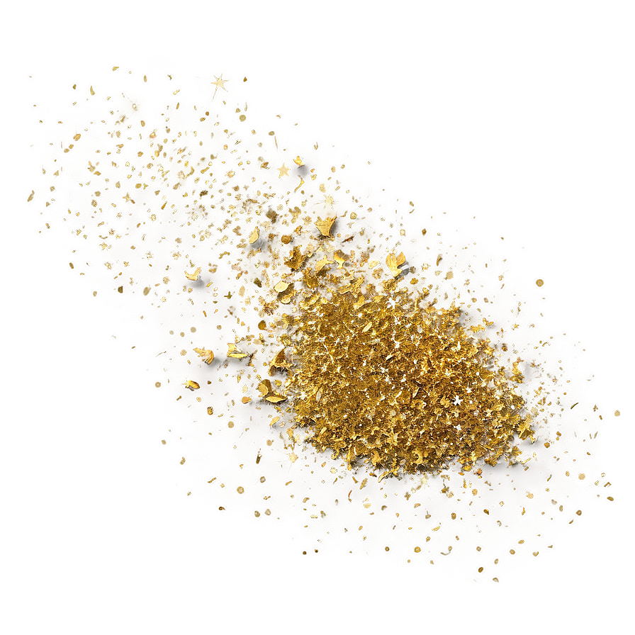 Enchanted Gold Glitter Fog Png Etx PNG Image