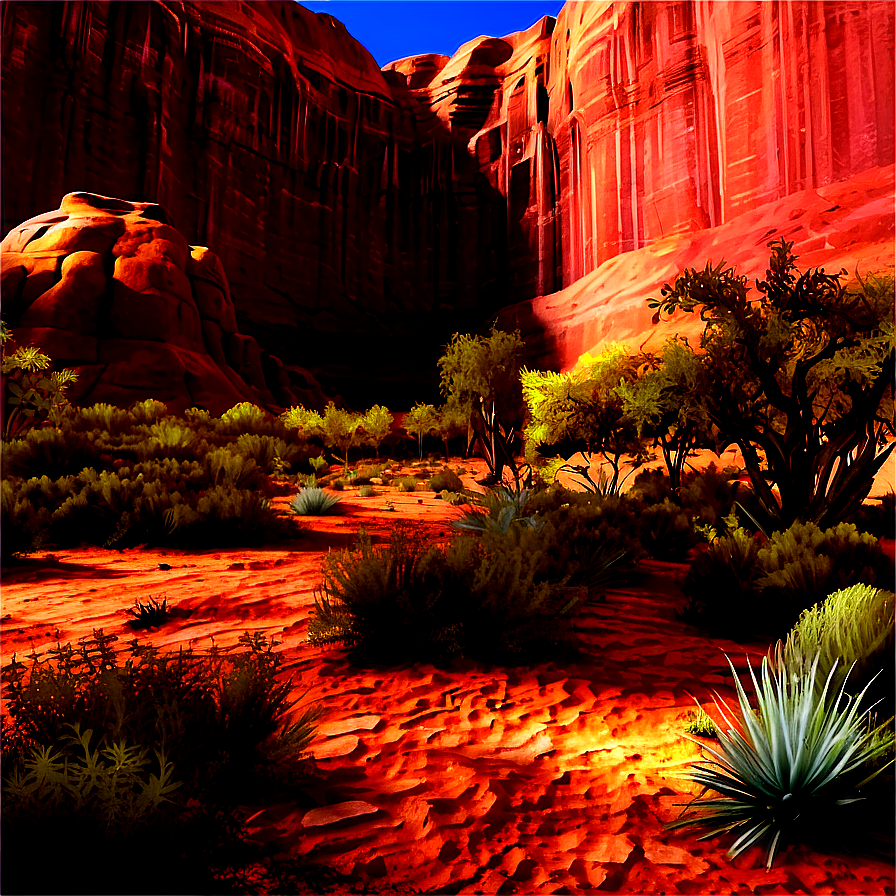 Enchanted Mesa Evening Png 34 PNG Image