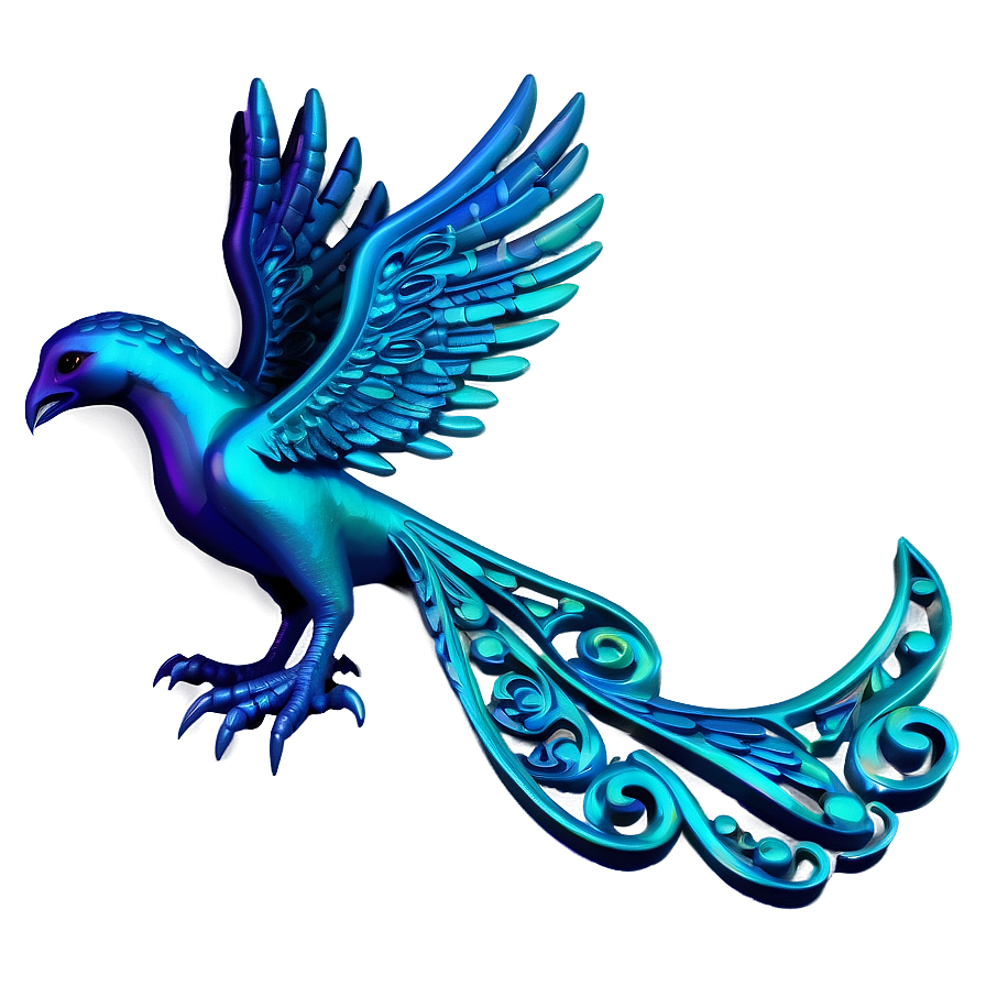 Enchanted Phoenix Scene Png Oqy43 PNG Image