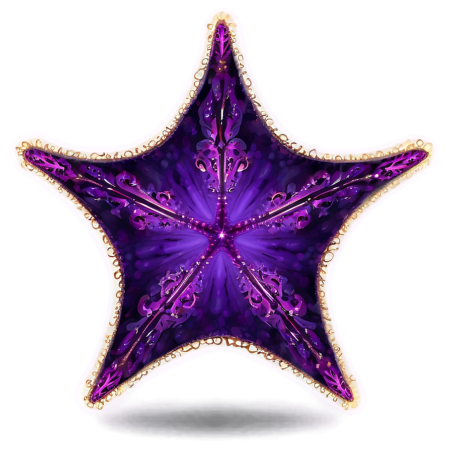 Enchanted Purple Star Png Kho PNG Image