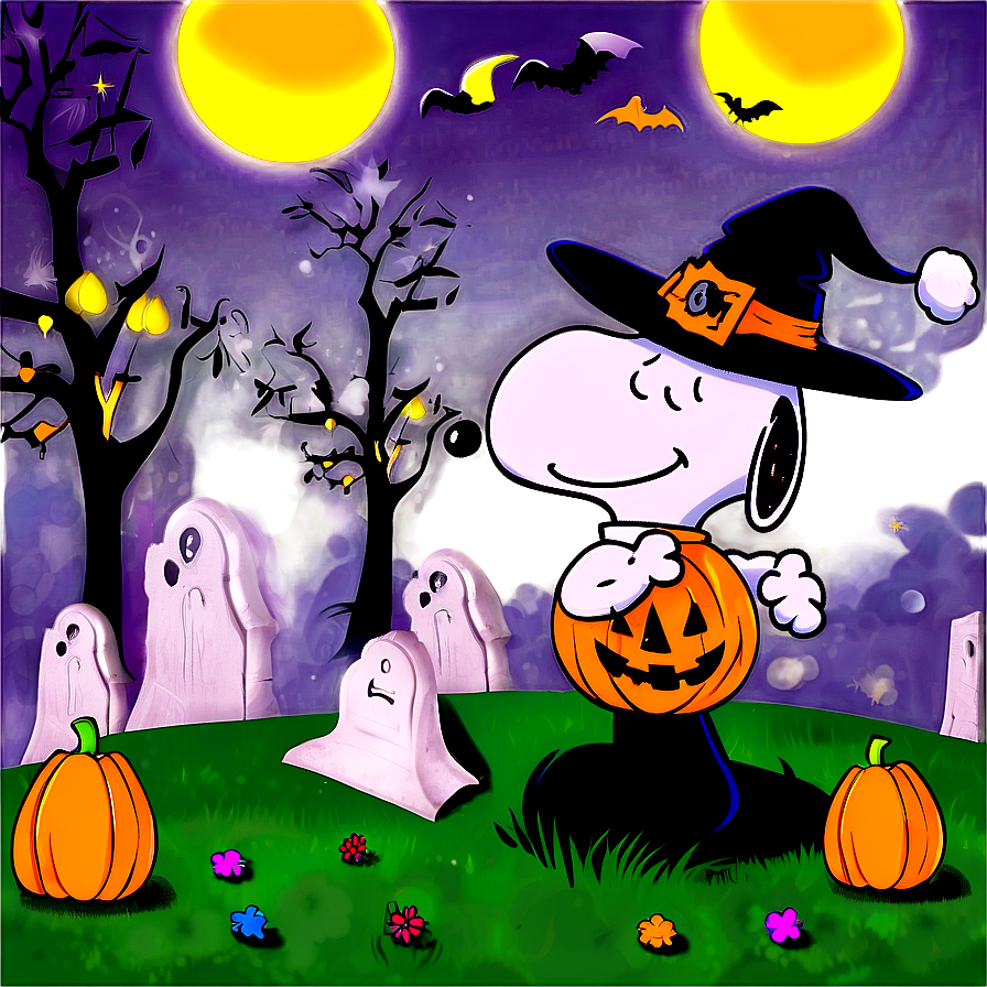 Enchanted Snoopy Halloween Png 06122024 PNG Image