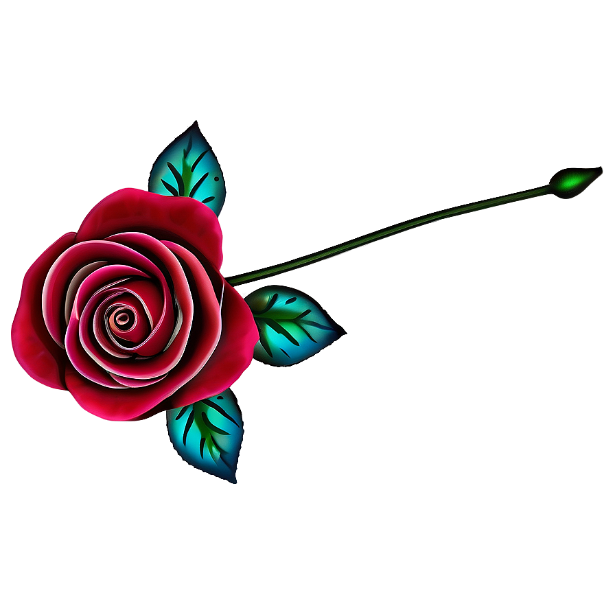 Enchanted Vintage Rose Png Jbn PNG Image