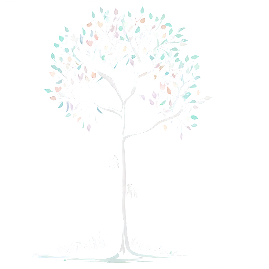 Enchanted White Tree Image Png Hid PNG Image