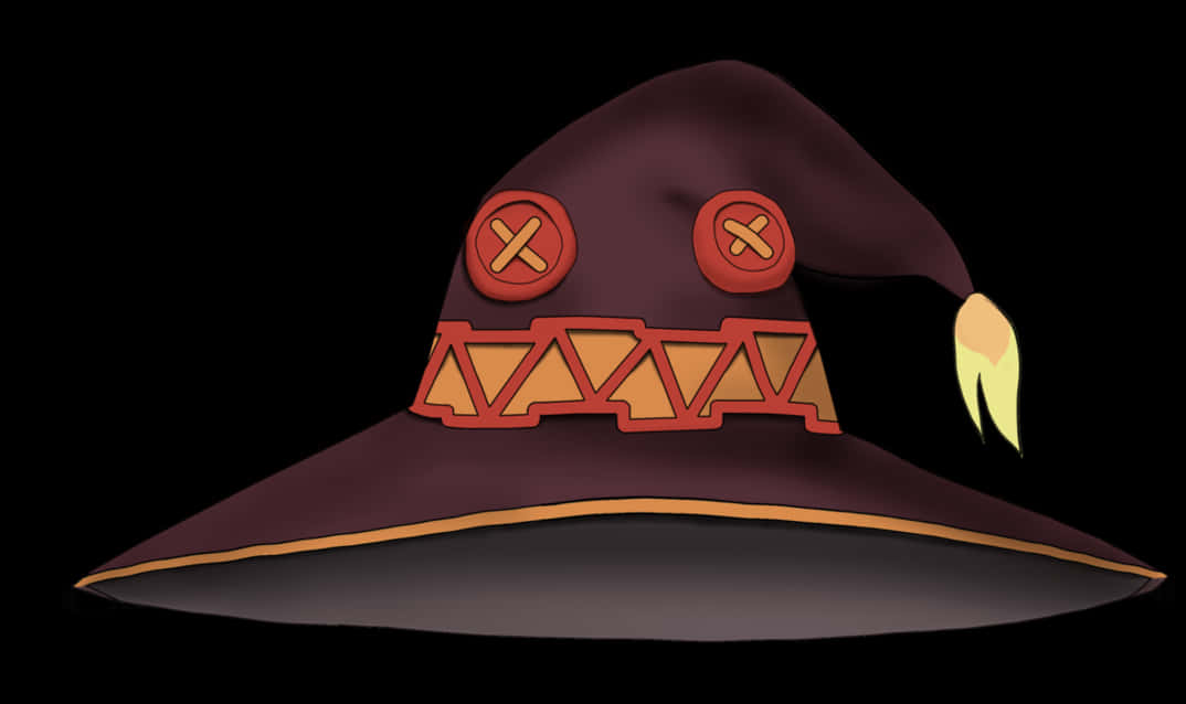 Enchanted Witch Hat Illustration PNG Image