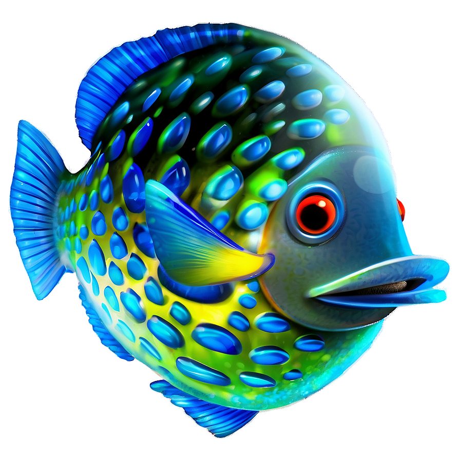 Enchanting Animated Fish Png Nyh3 PNG Image