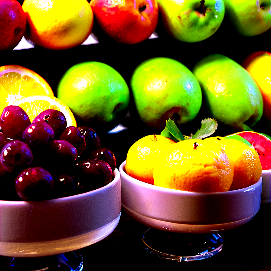 Enchanting Fruit Display Png Nnb PNG Image