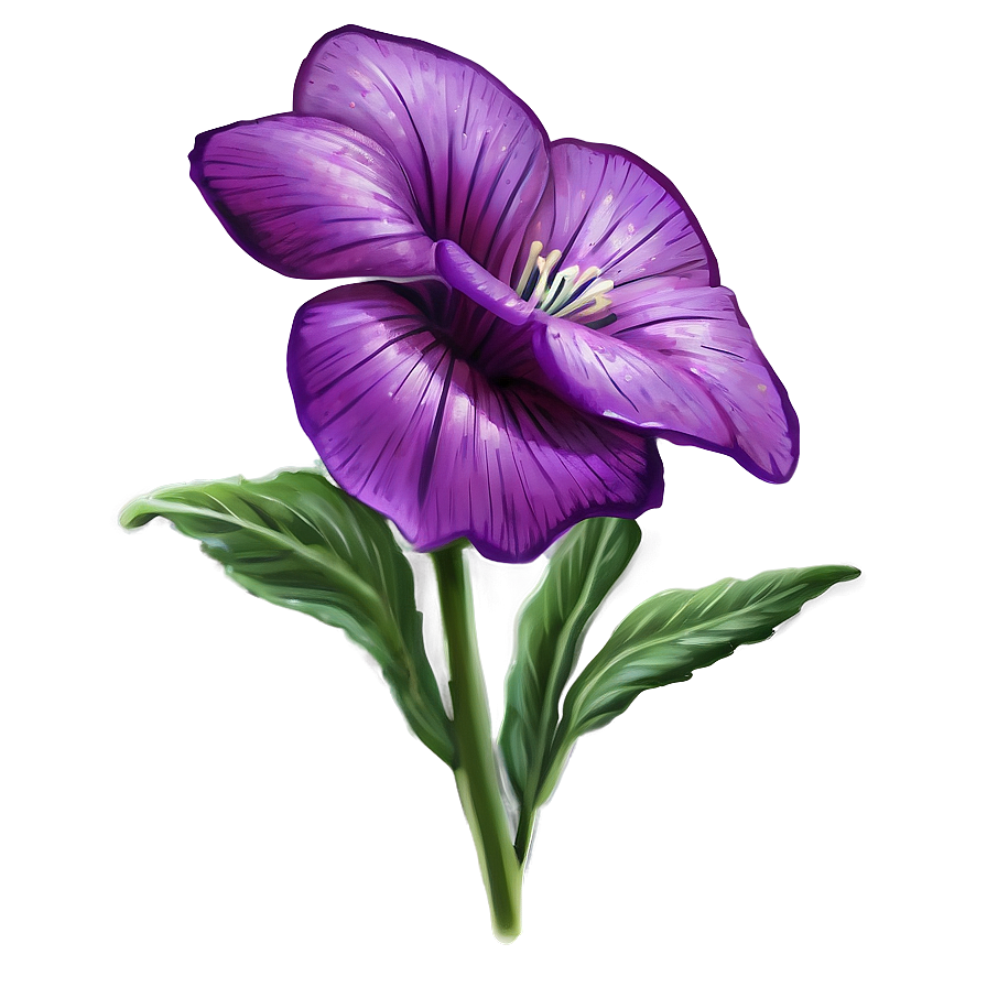 Enchanting Purple Flower Png Fpn33 PNG Image