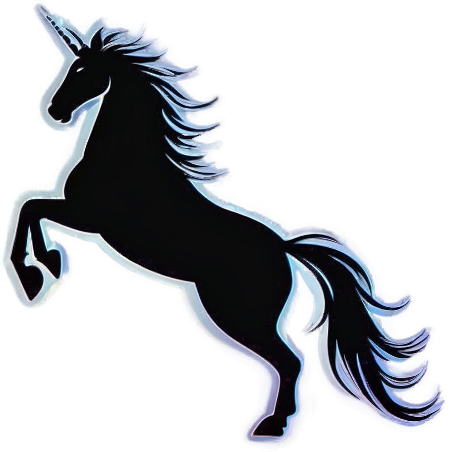 Enchanting Unicorn Silhouette Png 06282024 PNG Image