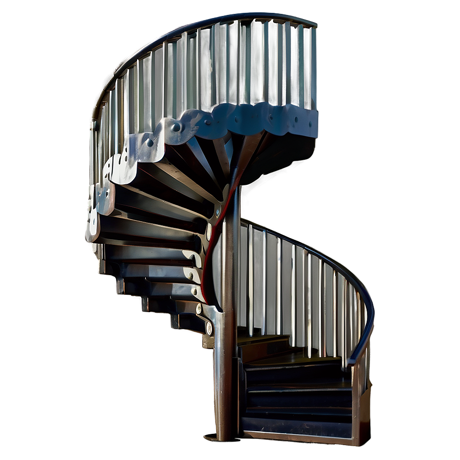 Enclosed Spiral Staircase Png Dth62 PNG Image