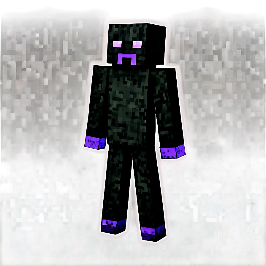 Enderman Minecraft Game Png Tid PNG Image