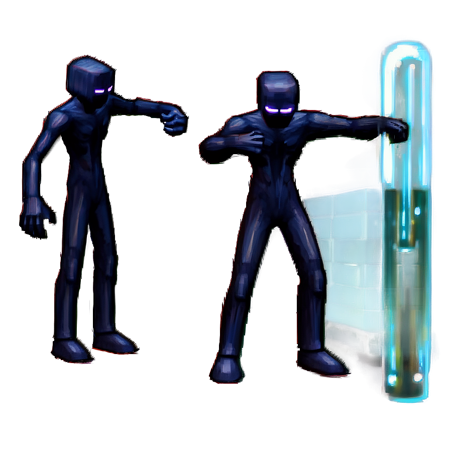 Enderman Teleportation Effect Png 05242024 PNG Image